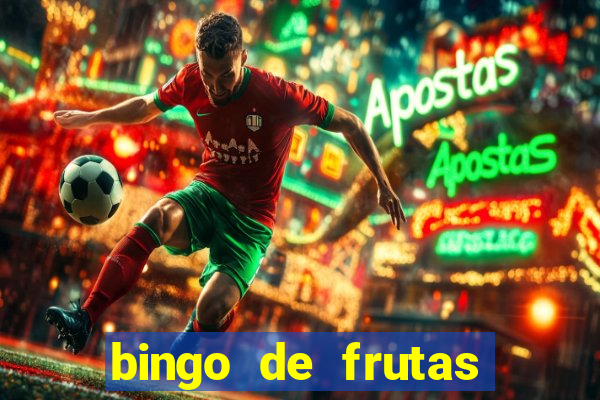 bingo de frutas para imprimir pdf